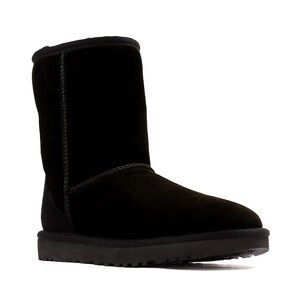 UGG Black Suede Classic Short Winter Boots